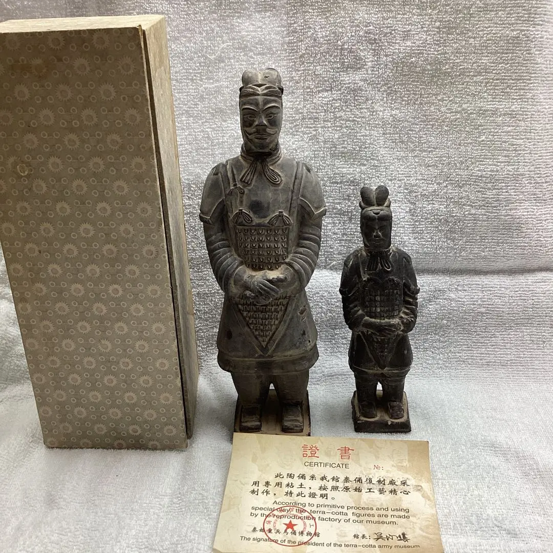 凄重銅器■中国で購入　銅製　人形　青銅器　兵馬俑 凄重銅器□中国で購入 銅製 人形 青銅器 兵馬俑 気まずい