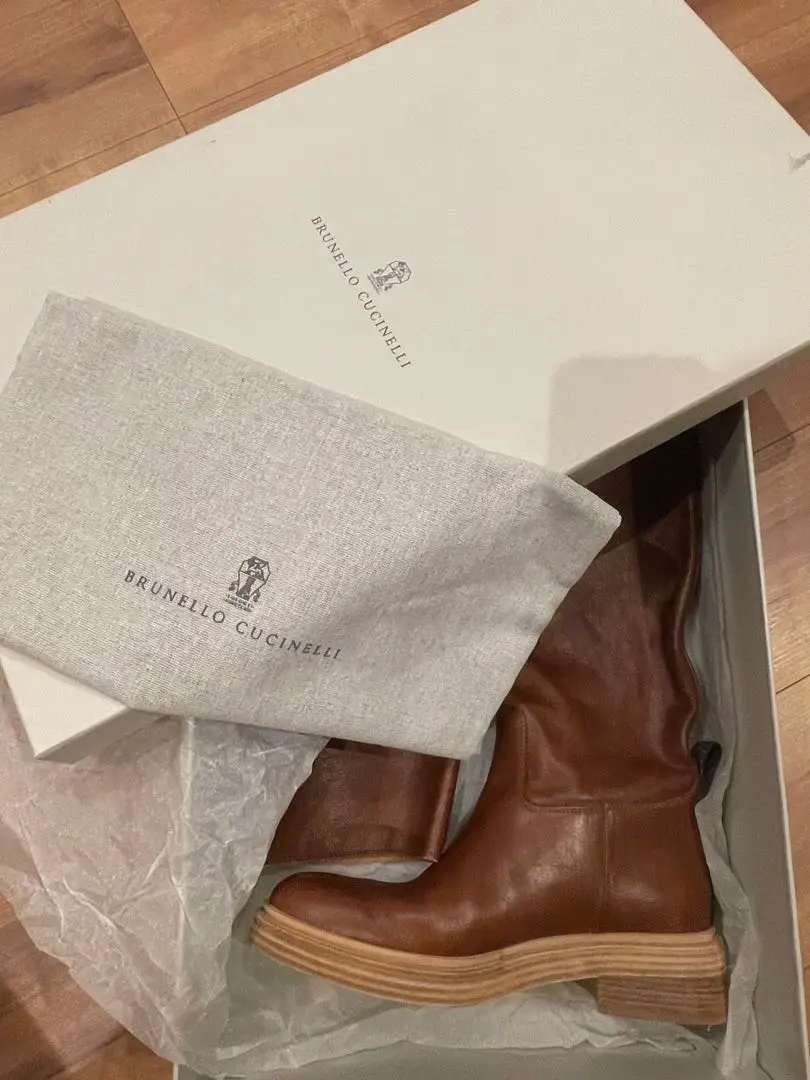 brunello cucinelliベージュ ブーツ RE25089 サイズ70 brunello cucinelliベージュ ブーツ RE25089 サイズ70