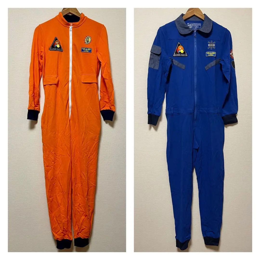 宇宙兄弟　宇宙服　つなぎ Amazon.co.jp: 宇宙兄弟 宇宙服 つなぎ ヒビト Lサイズ オレンジ