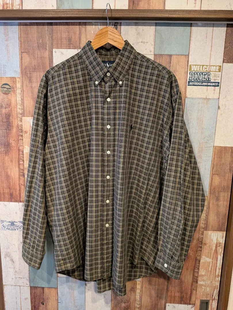 Thumbnail of Ralph Lauren Checkered Long Sleeve Shirt, Size L