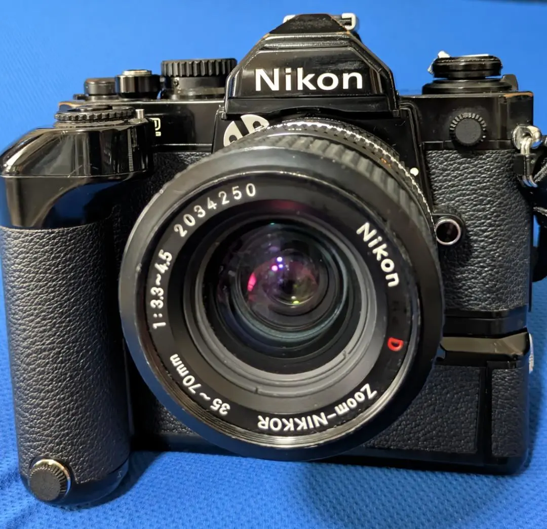 Nikon FM2/T + MD-12セット Nikon New FM2 シルバー, MD-12付き – ねりま中古カメラきつね堂
