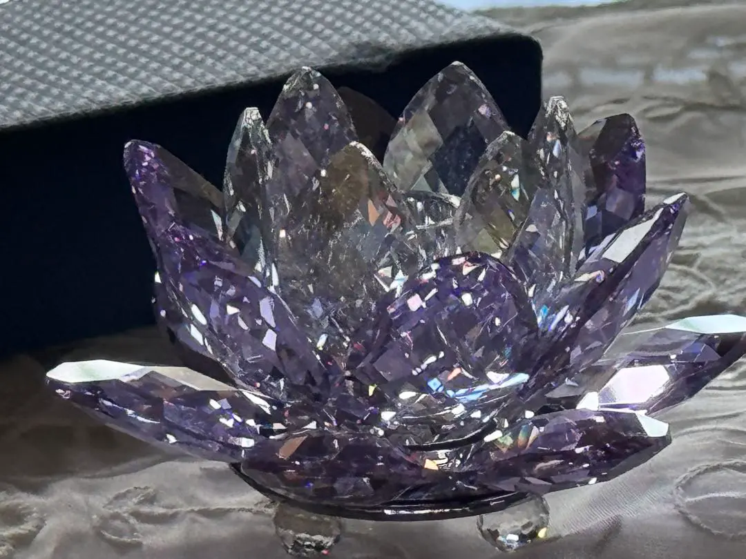 【美品】スワロフスキー フィギュリン 睡蓮 美品 スワロフスキー SWAROVSKI 睡蓮 スイレン 水蓮 838181