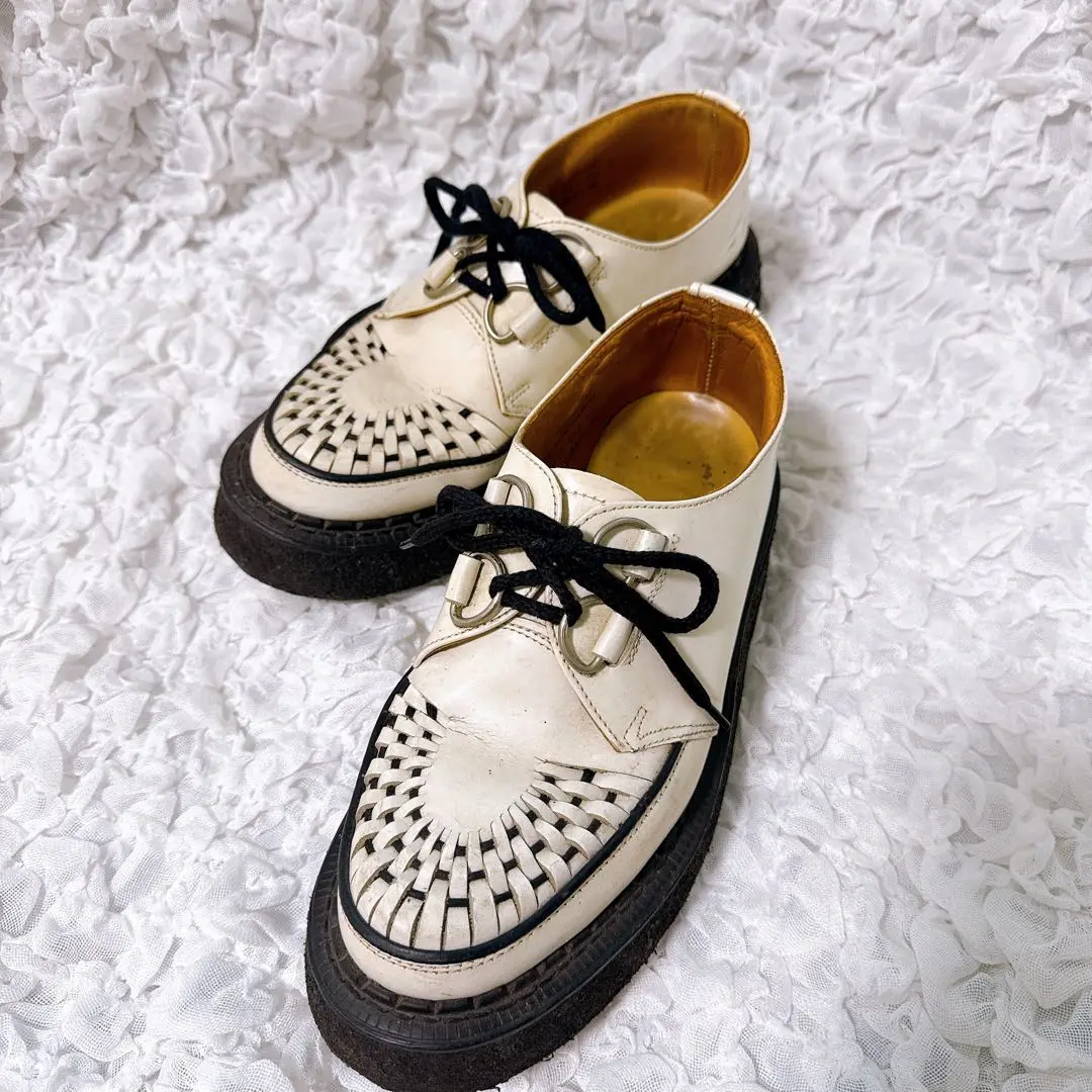 極美品【GEORGE COX】GIBSON ラバーソール 3588 VIB 白 極美品【GEORGE COX】GIBSON ラバーソール 3588 VIB 白 - メルカリ