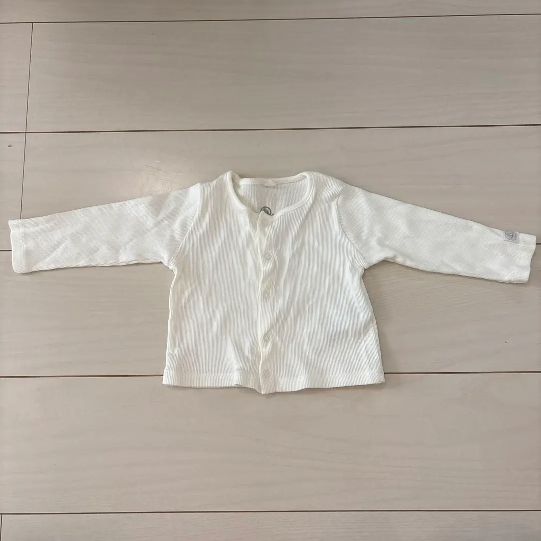 Thumbnail of PETIT BATEAU Organic Cotton Cardigan 12m