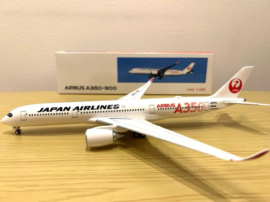 【お値下げ中❗️ほぼ未使用】JAL A350-900 エアバス1/200 JALUX エアバス A350-900 JAL 日本航空 oneworld(ワンワールド