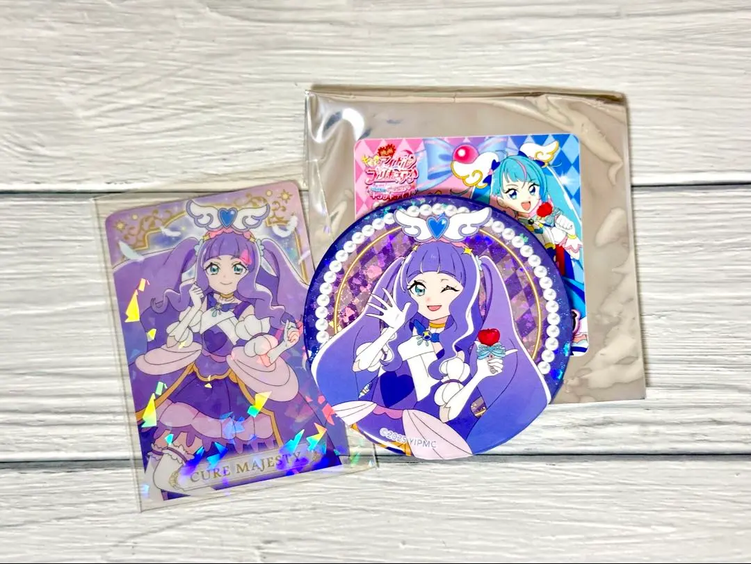 Thumbnail of Movie Kimi to Idol Precure♪ Hologram Can Badge Cure Majesty Set