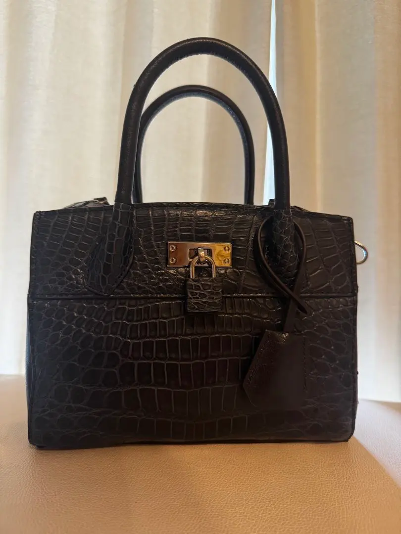 Thumbnail of New Crocodile 2-way Handbag Shoulder Bag