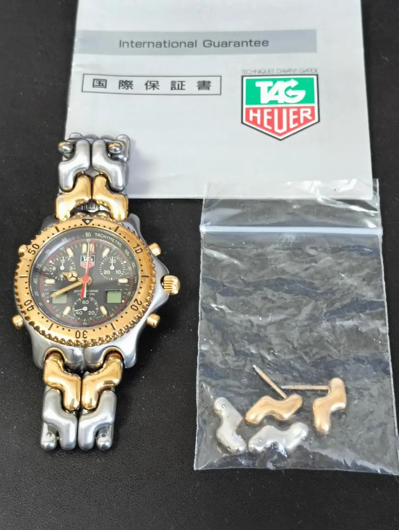 再出品【ジャンク】タグホイヤー アイルトン・セナモデル CG1122- TAG HEUER タグホイヤー セル セナモデル CG1122-0 クロノグラフ