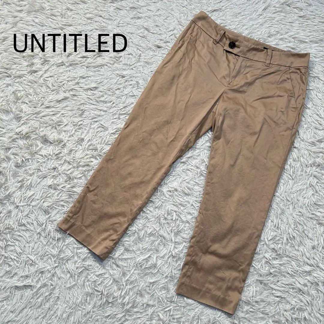 Thumbnail of UNTITLED Cropped Pants, Beige, Size M, 1490