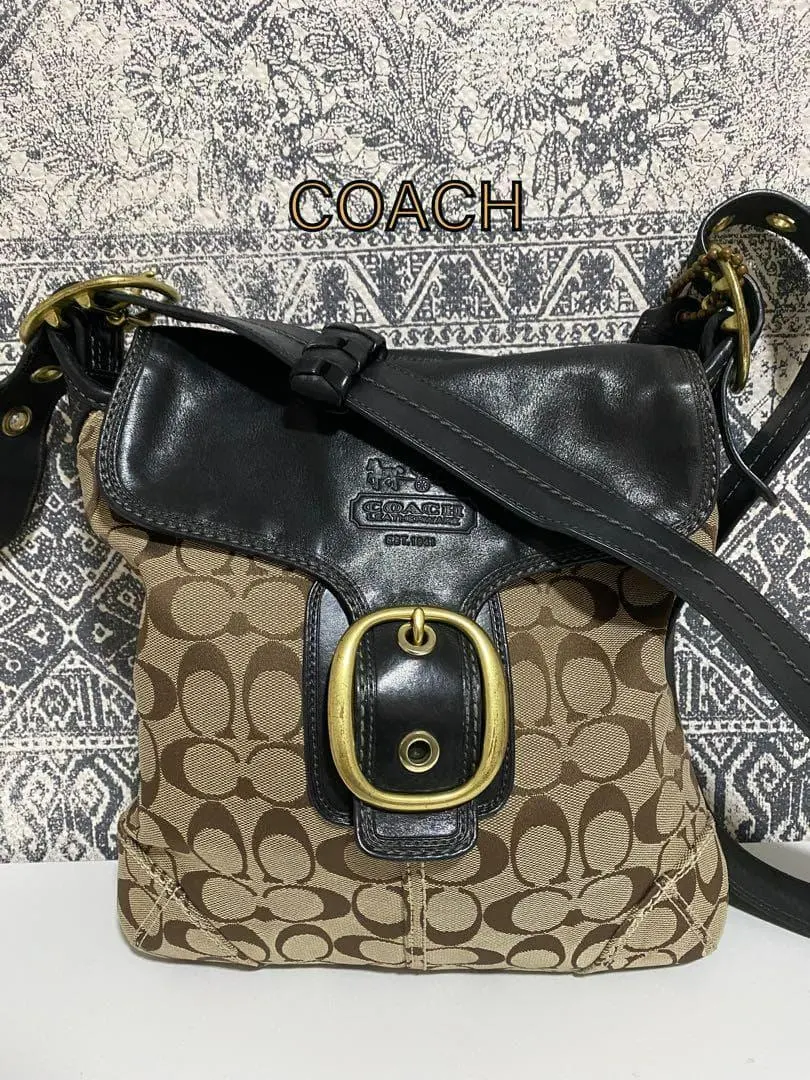 Thumbnail of [Good Condition] COACH Coach 11436 Signature Shoulder Bag Crossbody