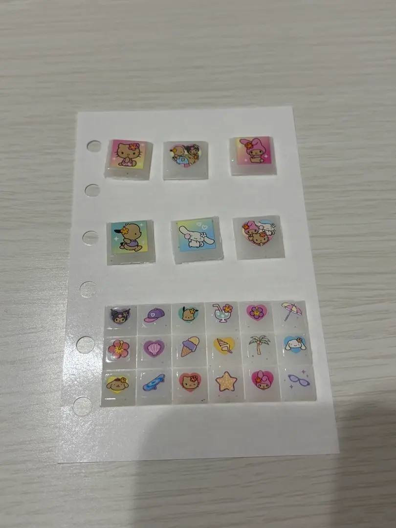 Thumbnail of Sanrio Tile Stickers - Cut Piece Stickers - Sunburn Series