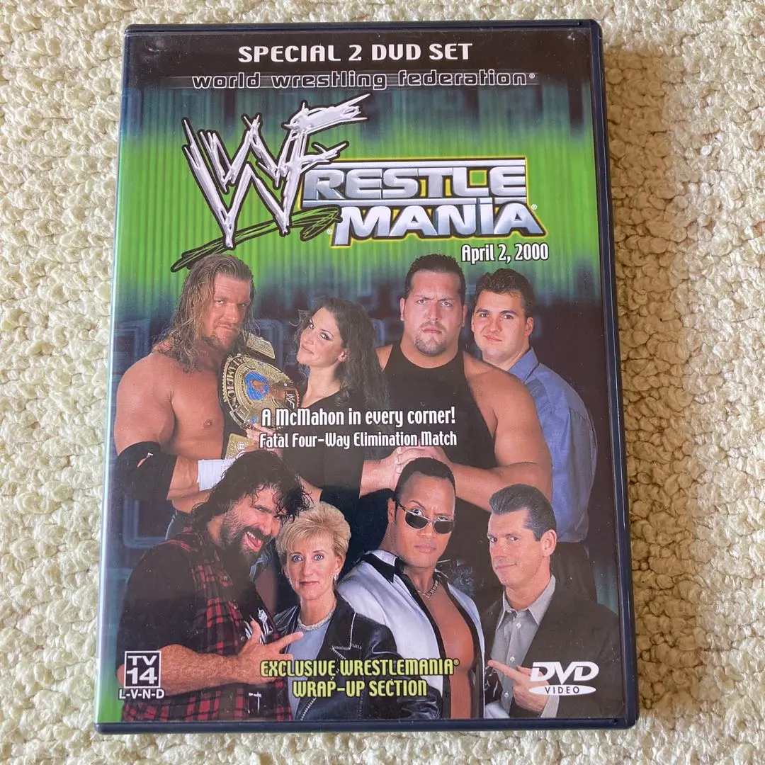 WWF DVD レッスルマニア2000 DVD海外版 WWF レッスルマニア 2000 WWF WRESTLEMANIA 2000