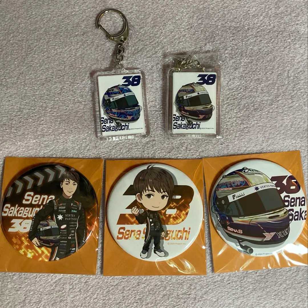 スパークスーパーフォーミュラセルモインギング山口美羽キーホルダー3個セット スパークスーパーフォーミュラセルモインギング山口美羽