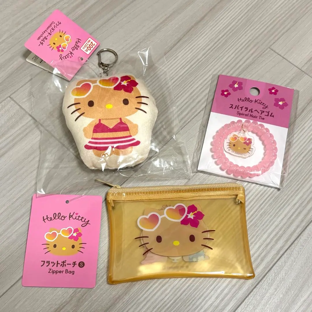 Thumbnail of [New, Unused] Sunburned Kitty Hello Kitty 3-Piece Set - Daiso Seria