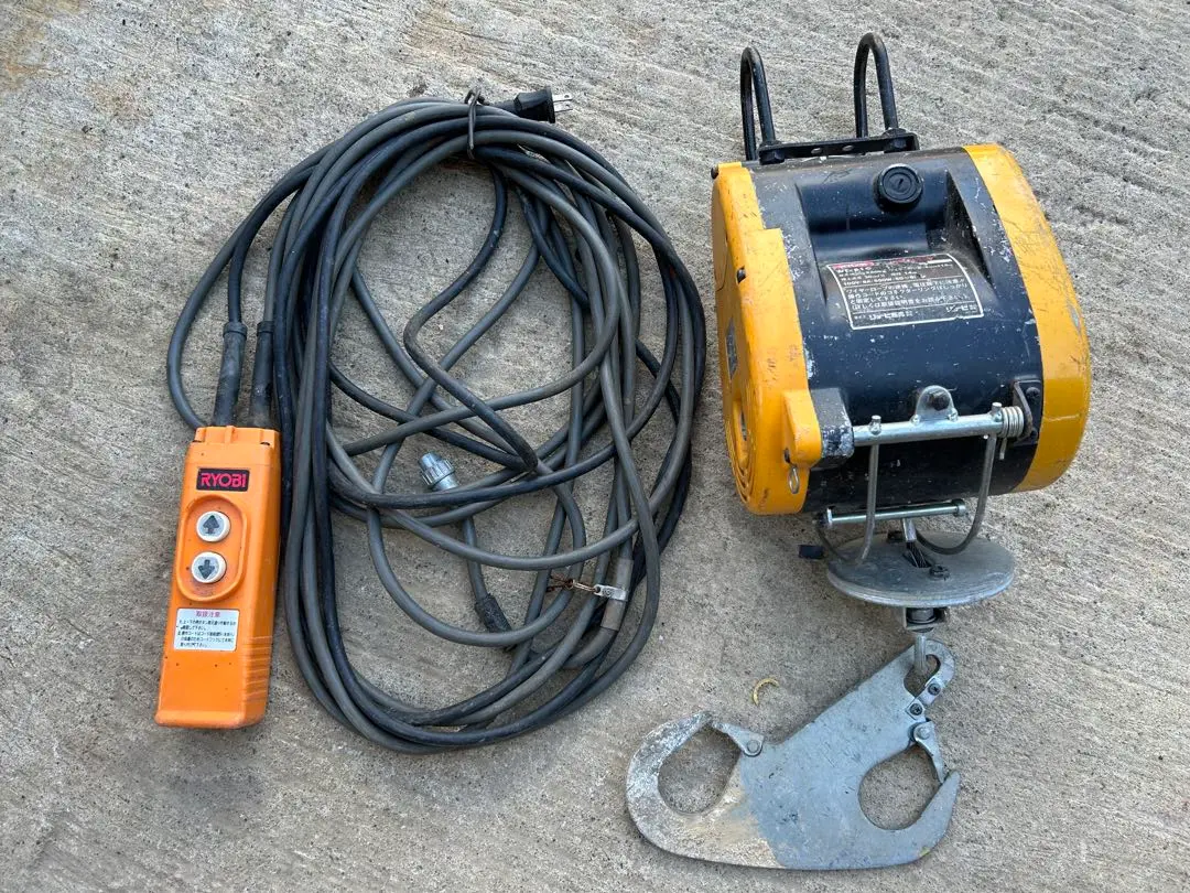 リョービウインチW1-61C WI-61C-15M ウインチ 1台 RYOBI(リョービ) 【通販モノタロウ】