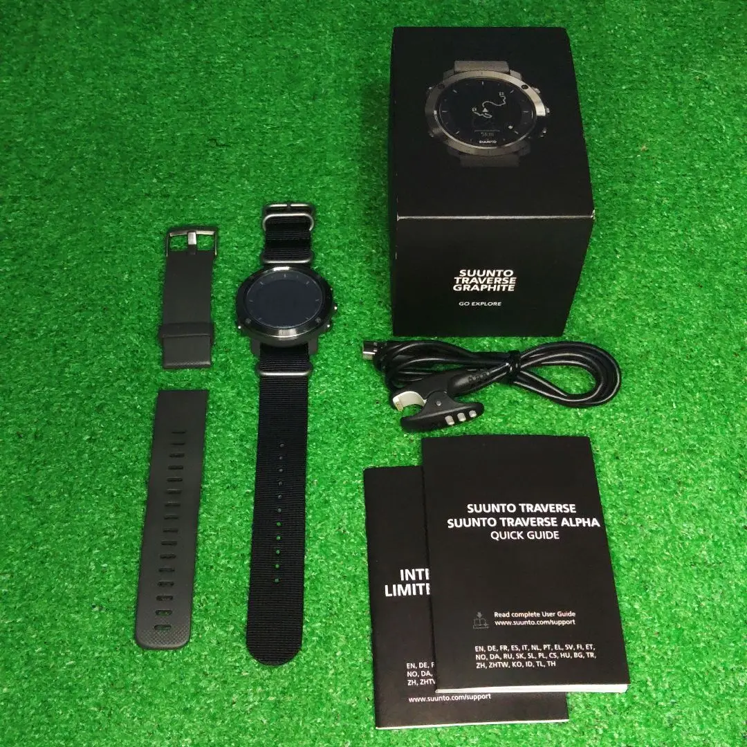 【極美品】スント　トラバースアルファ　箱ベルト付　フォリッジ　ほぼ未使用 極美品 SUUNTO TRAVERSE ALPHA FOLIAGE スント トラバース