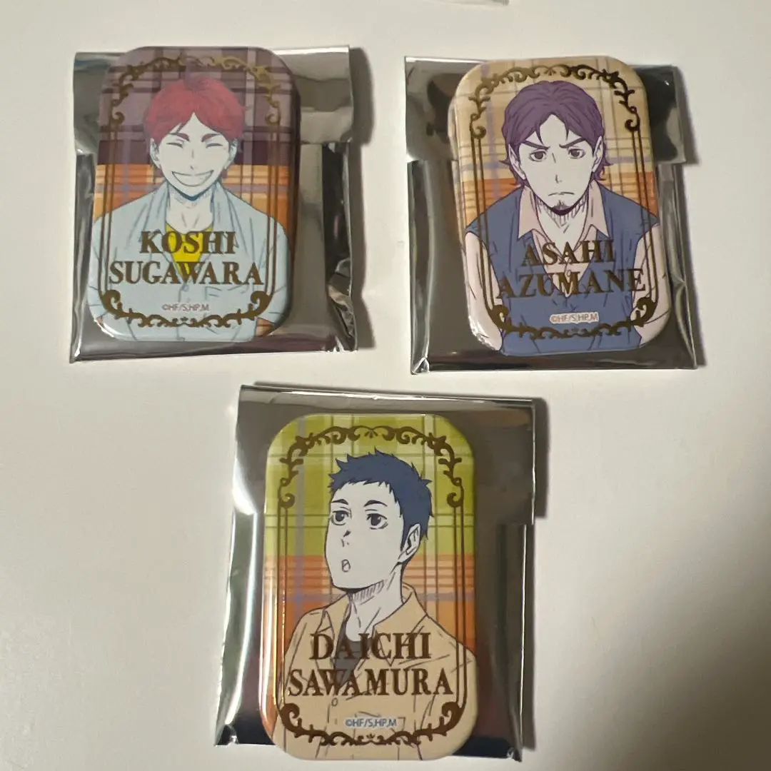 ハイキュー スクエア缶バッジ おすわり セブンネット限定 BOX 未開封 ハイキュー!!」スクエア缶バッジ抽選販売開始！【クールダウン