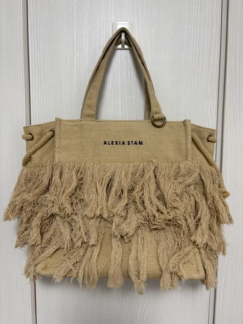 ALEXIASTAM バッグ　カゴバッグ セール】Water Grass One Handle Bag /ギンガム丸底かごバッグ