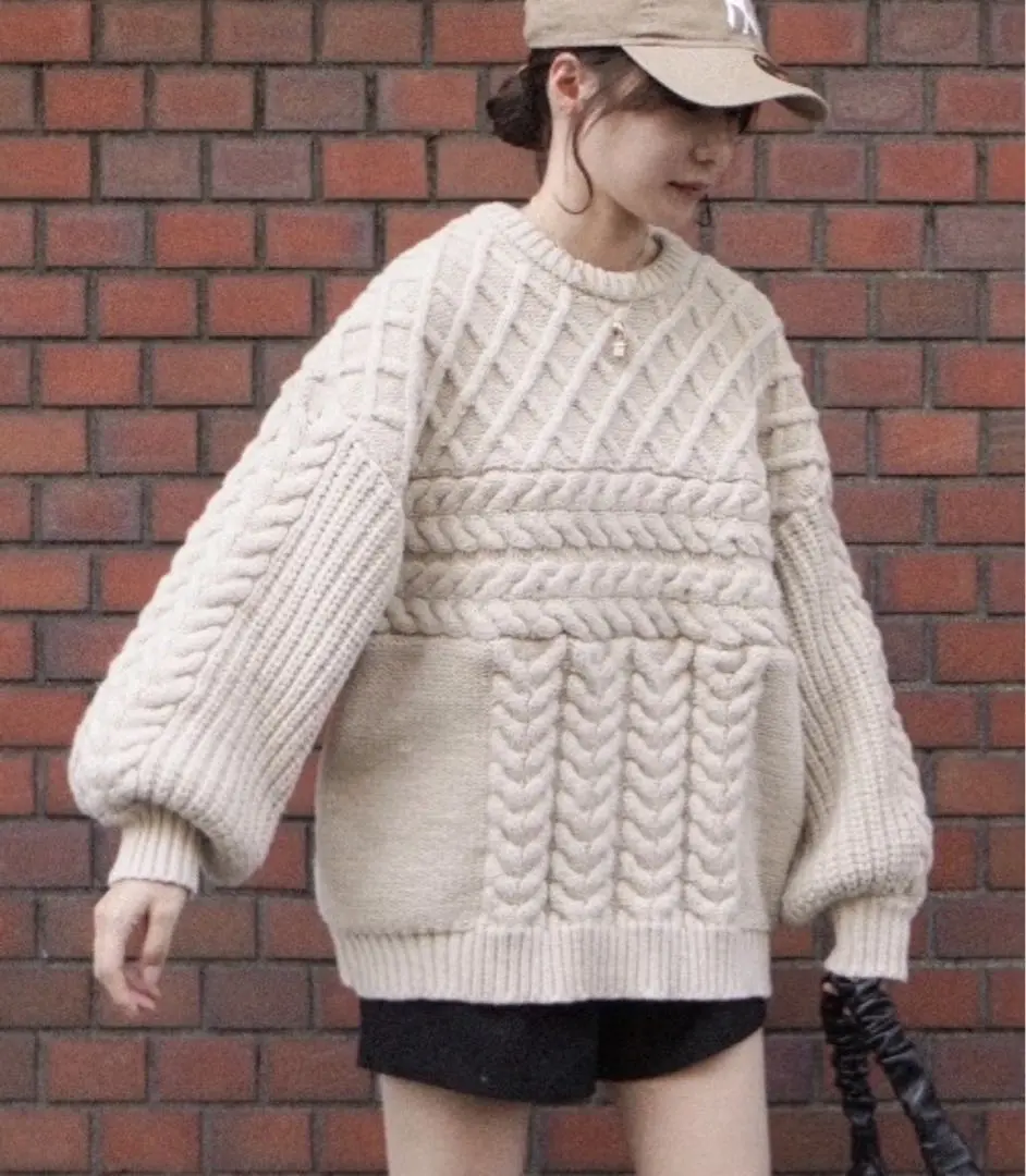 moitytto ニットパンツ moi tytto（モイテュット）の「ゆるっとニットパンツ（その他