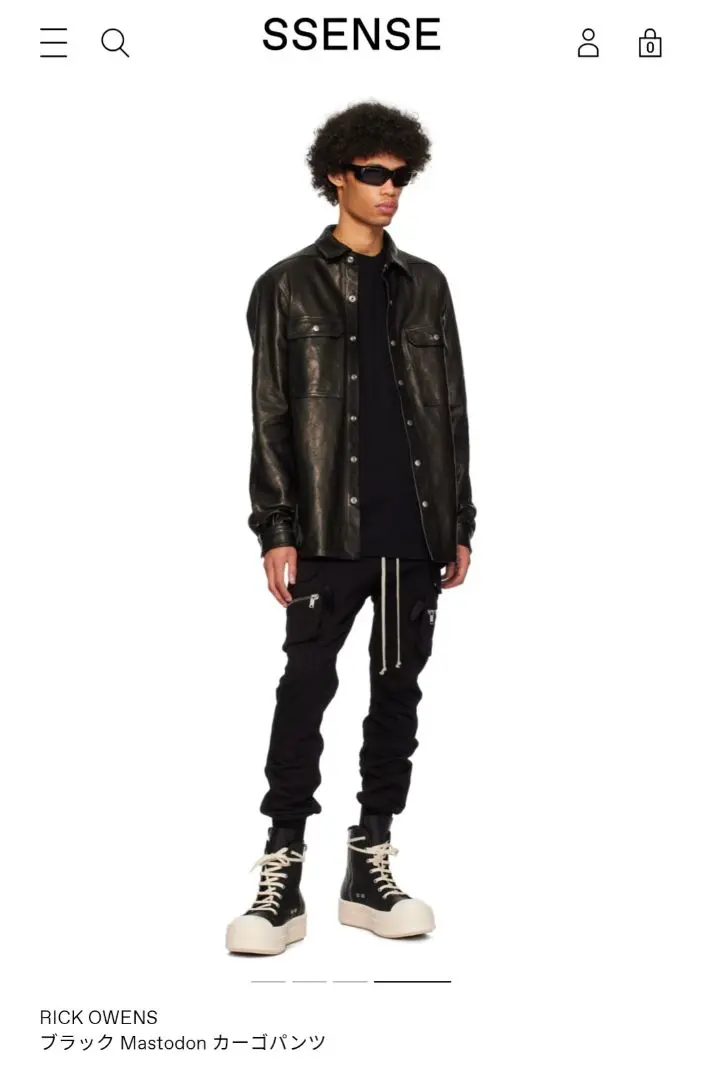 2025年最新】RICK OWENS MASTODON cargo 44の人気アイテム