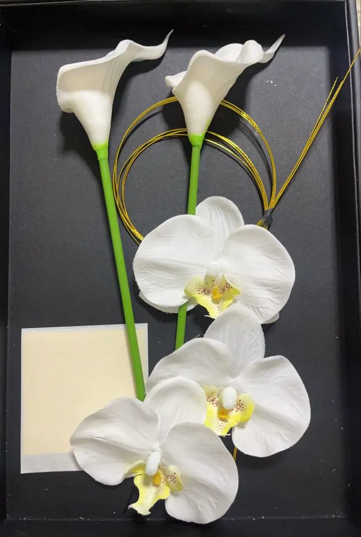 Thumbnail of Platinum Mizuhiki Orchid Hair Ornament - Colors - Seijinshiki, Wedding, Graduation, Japanese Clothing, Pre-Wedding Photos