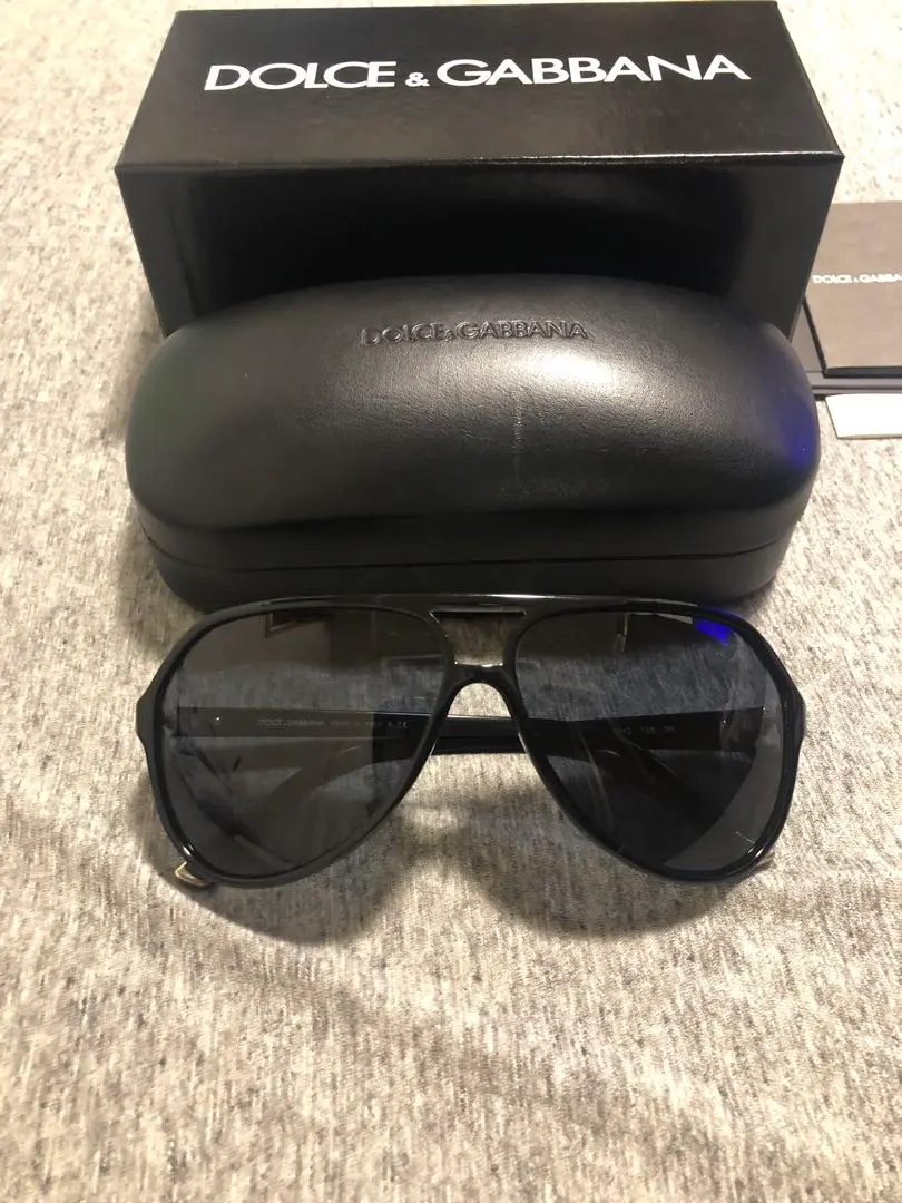 美品✨DOLCE&GABBNA D&G サングラス　ティアドロップ　ブルー 2025年最新】D&G ／ Dolce＆Gabbana フレーム形：ティアドロップ