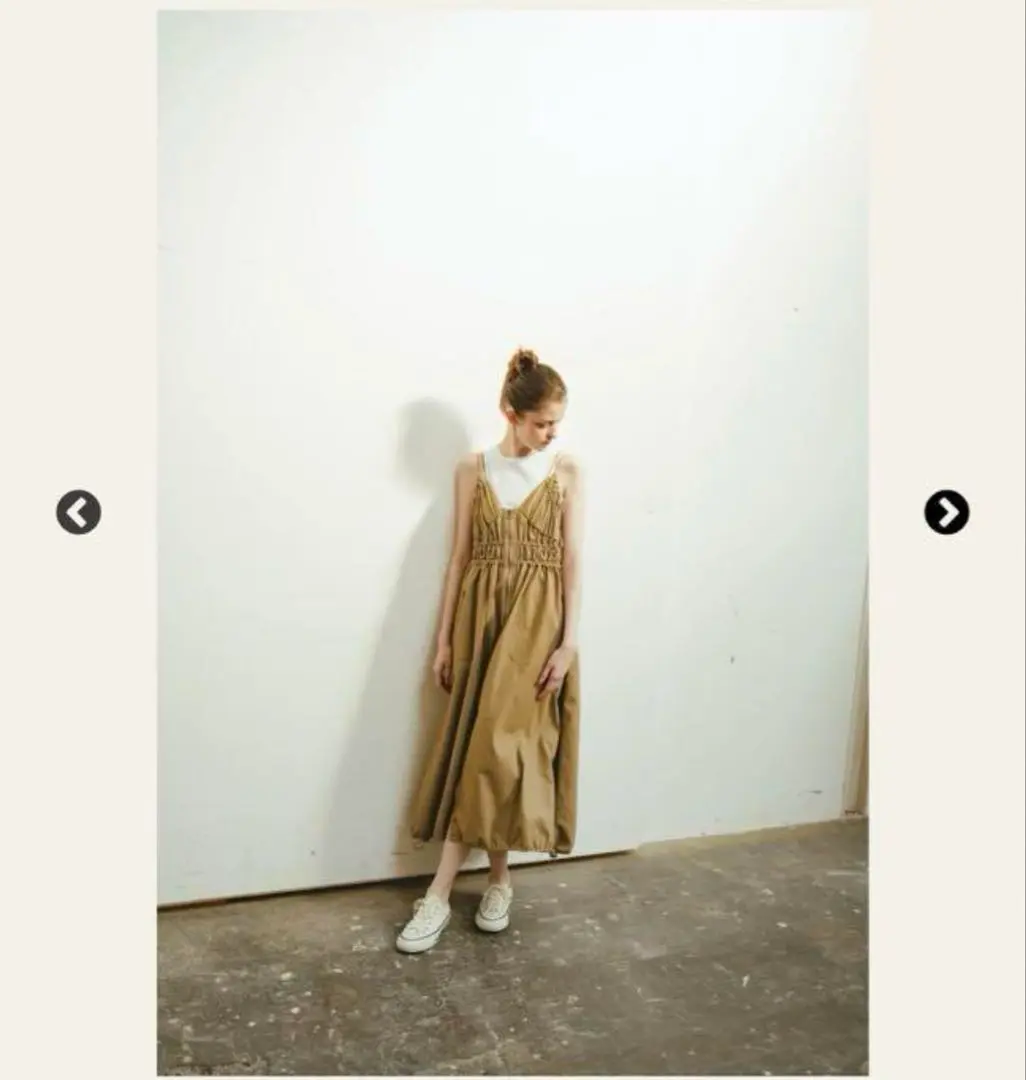 PINUE ピヌエ シャーリングキャミワンピース デニム ブラック　M PINUE ピヌエ シャーリングキャミワンピース（DENIM）