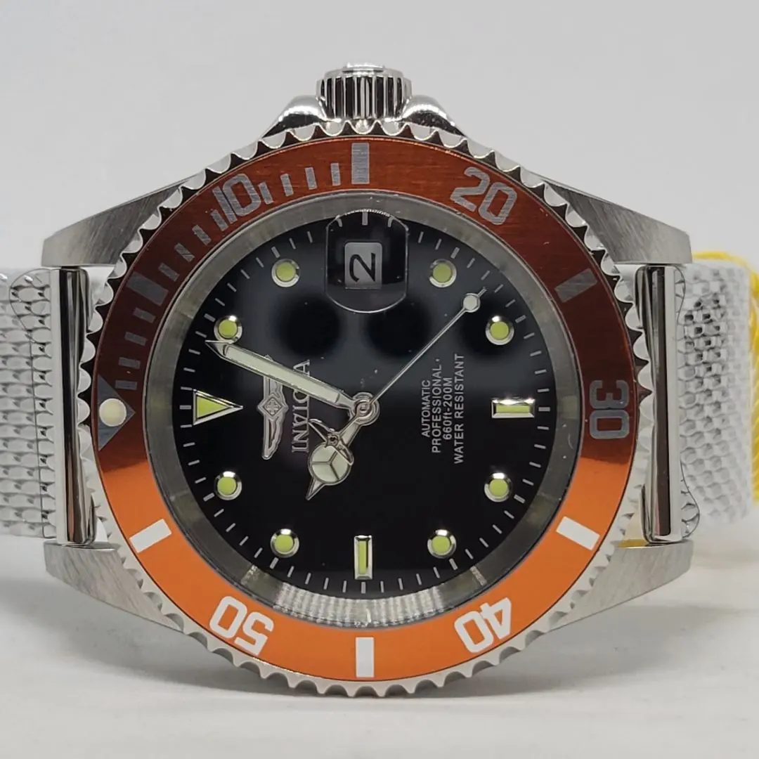 Invicta 40mm Pro Diver Apex 自動腕錶 橙色錶圈 的縮圖