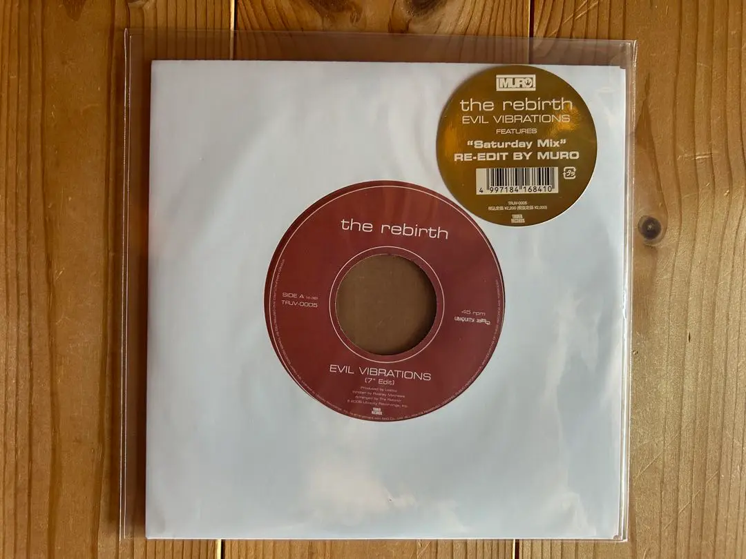 the rebirth “EVIL VIBRATIONS” 7インチレコード The Rebirth - Evil Vibrations(7”Edit) / ST (