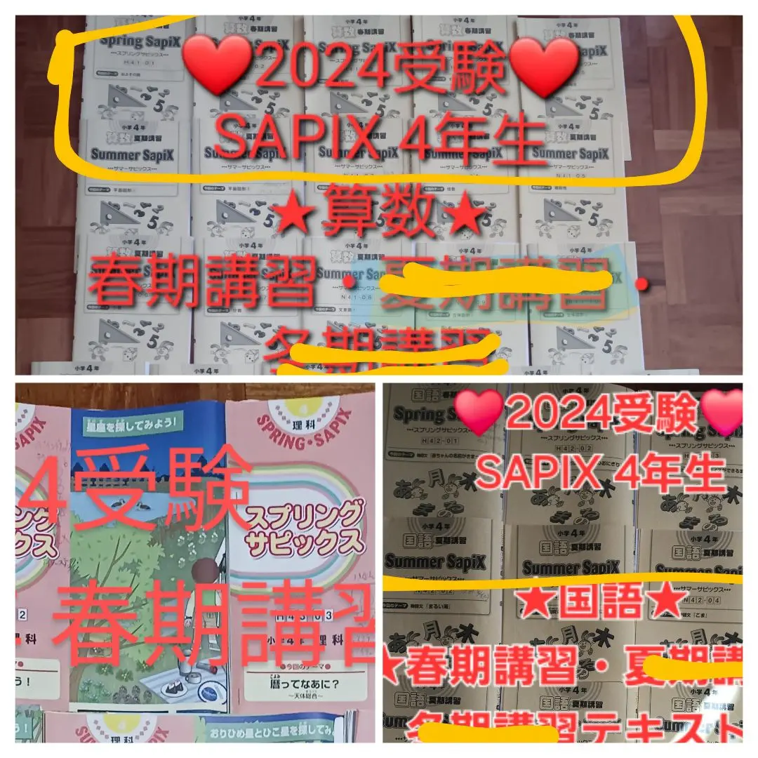 サピックス　理科　小4 小5　春夏冬　デイリー サピックス sapix デイリーサピックス 季節講習 小学4年 理科 1年分