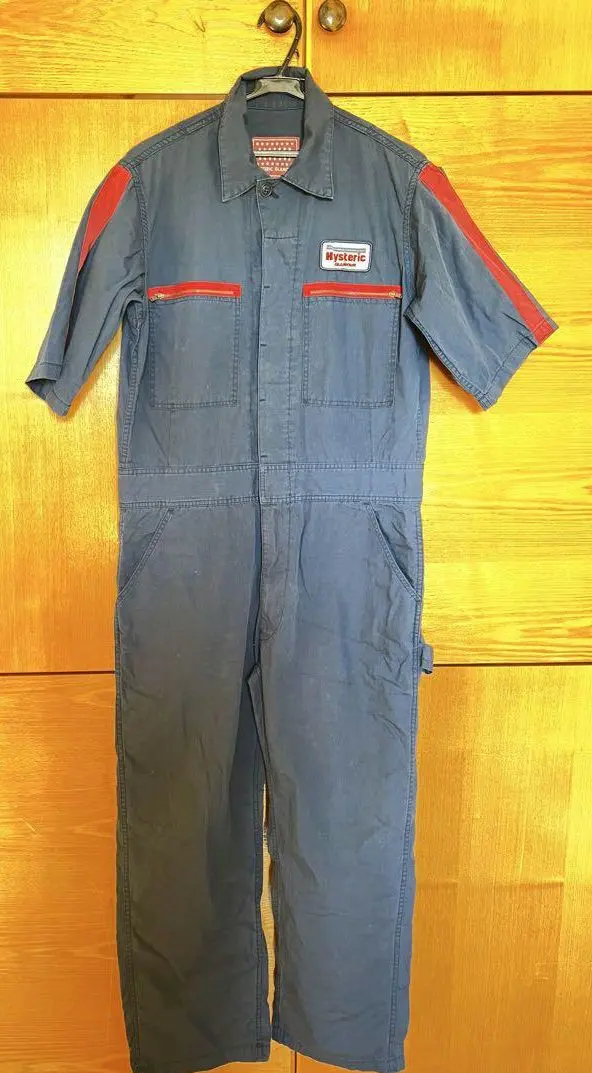 ヒステリックグラマー　半袖つなぎ　カバーオール　レア　ユニセックス　オマケ付き m16574022018_1.jpg?1745132763