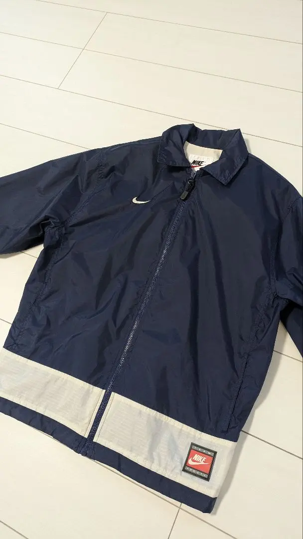 Thumbnail of 90s Vintage Nike Navy Nylon Jacket White Tag