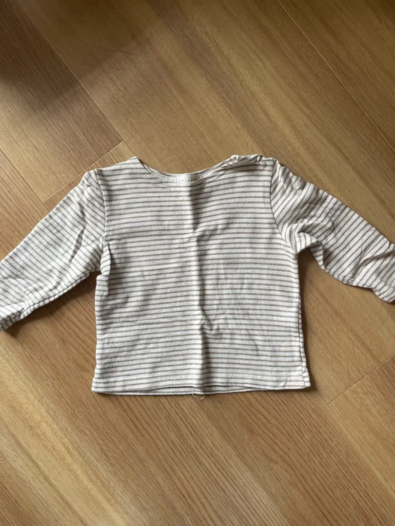 Thumbnail of MONBEBE Border Crew Neck Tee