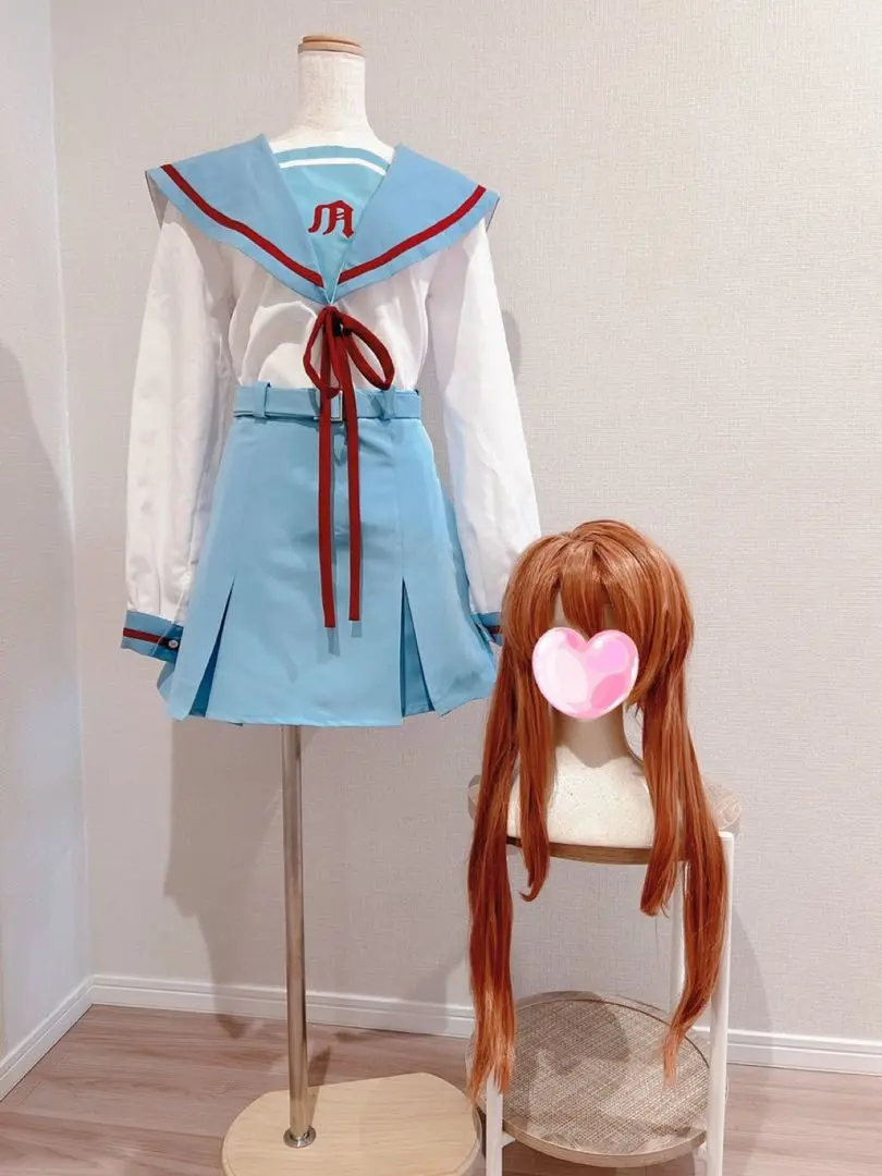 即納 涼宮ハルヒ コスプレ フルセット M ウイッグ Amazon.co.jp: [QMIQMI] 涼宮ハルヒの憂鬱 涼宮ハルヒ コスプレ