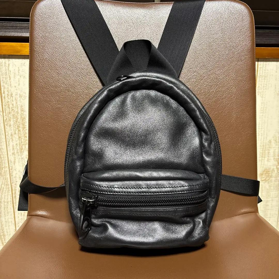 ALEXANDER WANG ブラックレザーリュック★ラムスキン ALEXANDER WANG ブラックレザーリュック☆ラムスキン