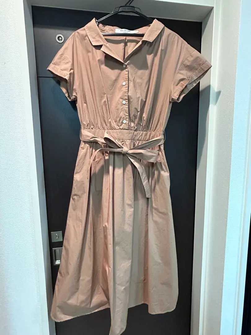 Thumbnail of Ray BEAMS shirt dress, with ribbon