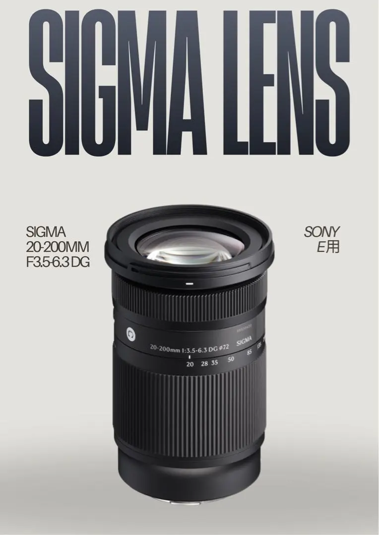 Thumbnail of New SIGMA 20-200MM F3.5-6.3 DG Lens