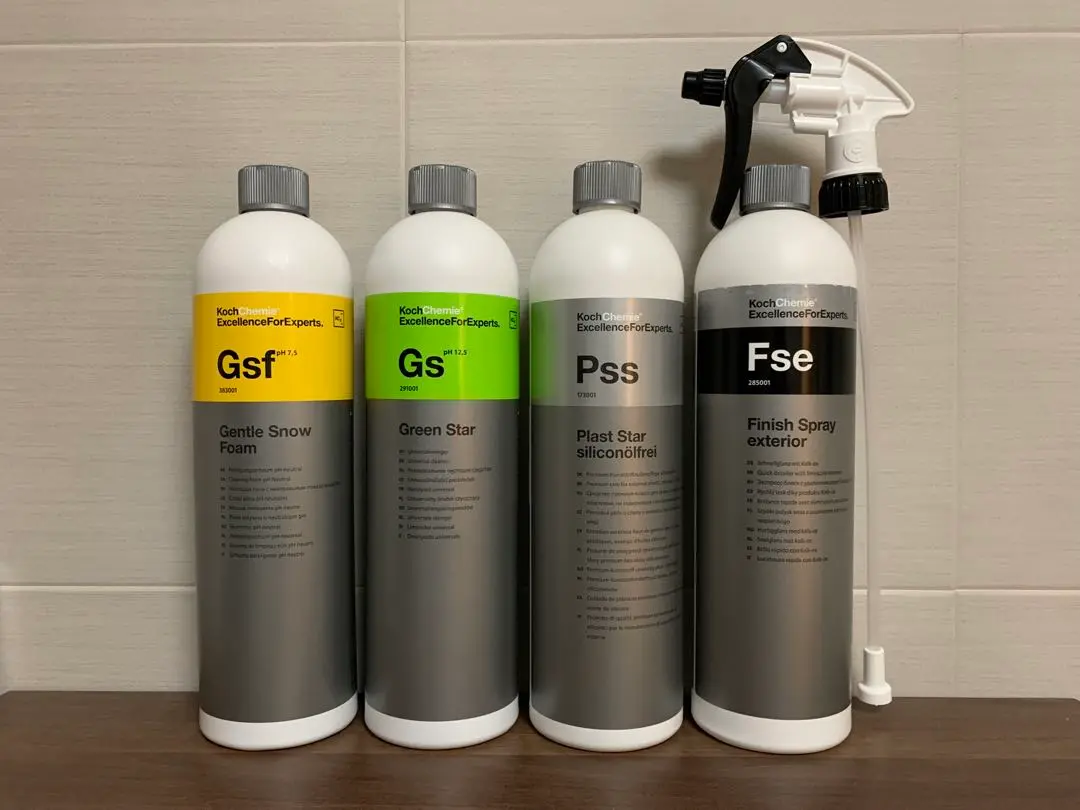 な*ー様 *希少*Pss コッホケミー Koch Chemie プラストスター1 Koch chemie コッホケミー Quick & Shine クイック＆シャイン 1L