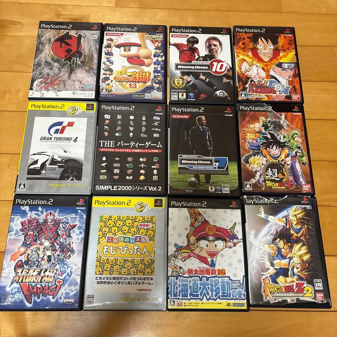 PS2 遊戲軟體 12 片套裝出售 的縮圖