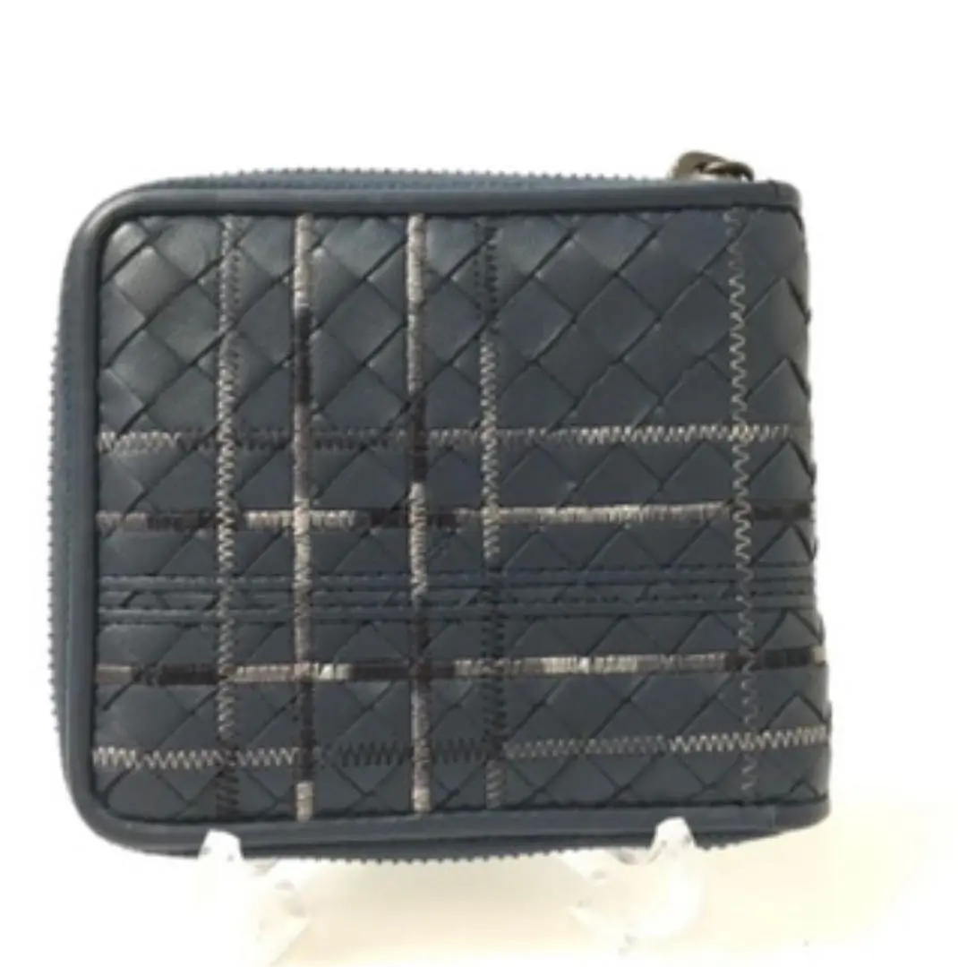 【美品】Bottega Veneta/拉鍊圓形/摺疊錢包/JR156 的縮圖
