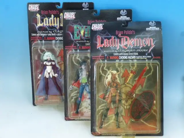 超希少 限定 直筆サイン入り レディデス Lady Death フィギュア Yahoo!オークション -「レディデス」(アメコミ) (フィギュア)の