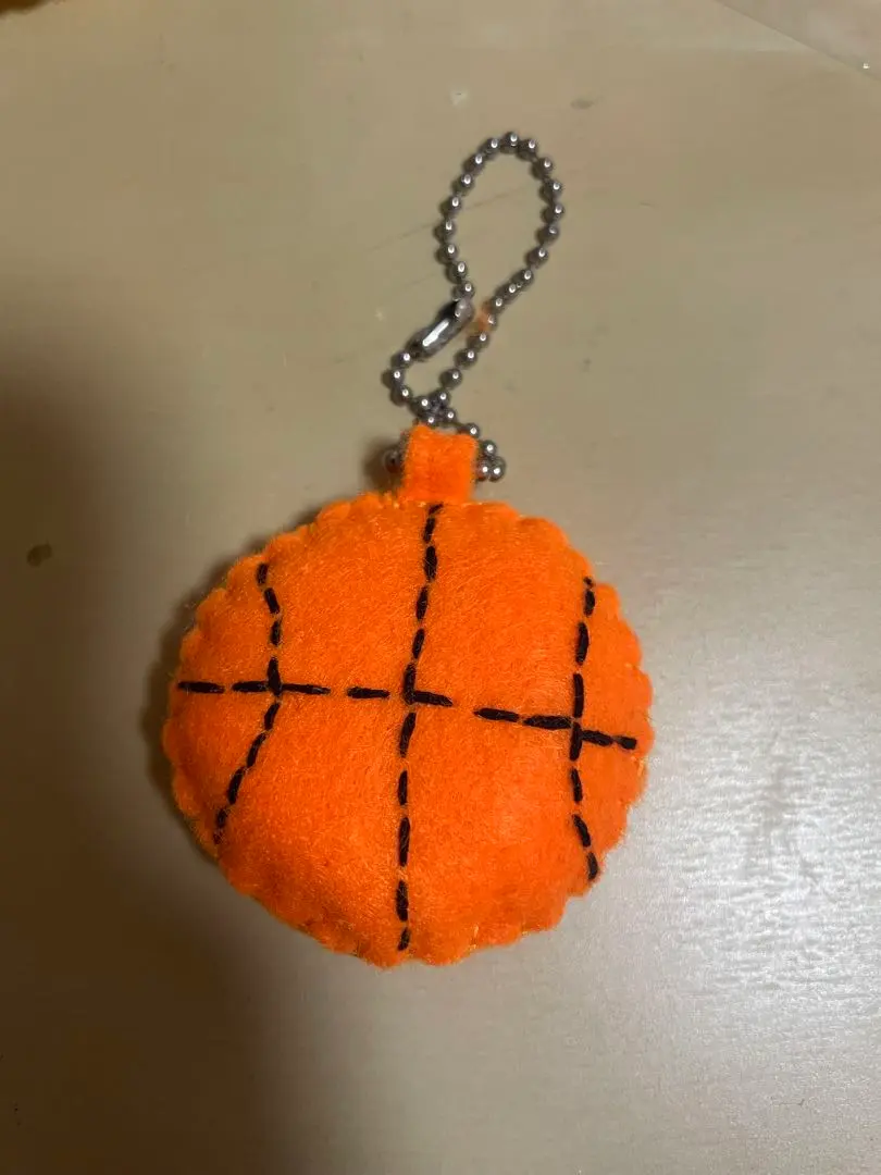 Thumbnail of Felt Basketball Keychain