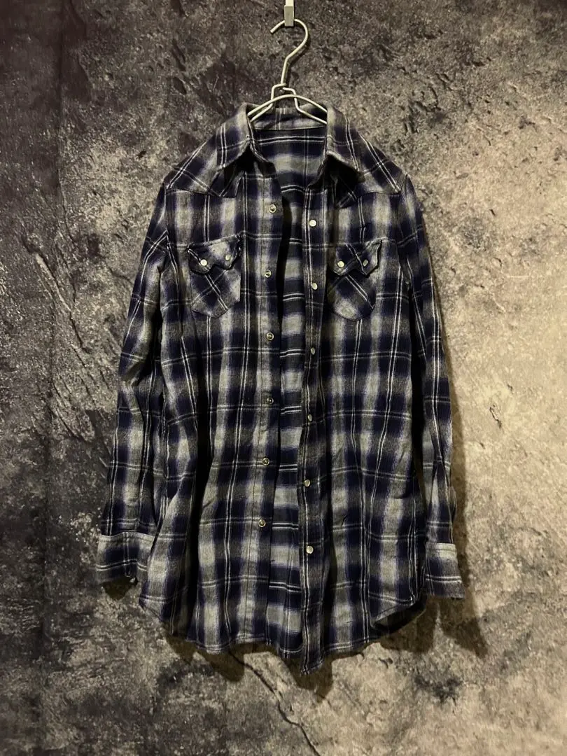 Thumbnail of Ombre check, Ren Yamada, Daiki Tsuneta, Takuya Kimura, American casual, vintage, damage