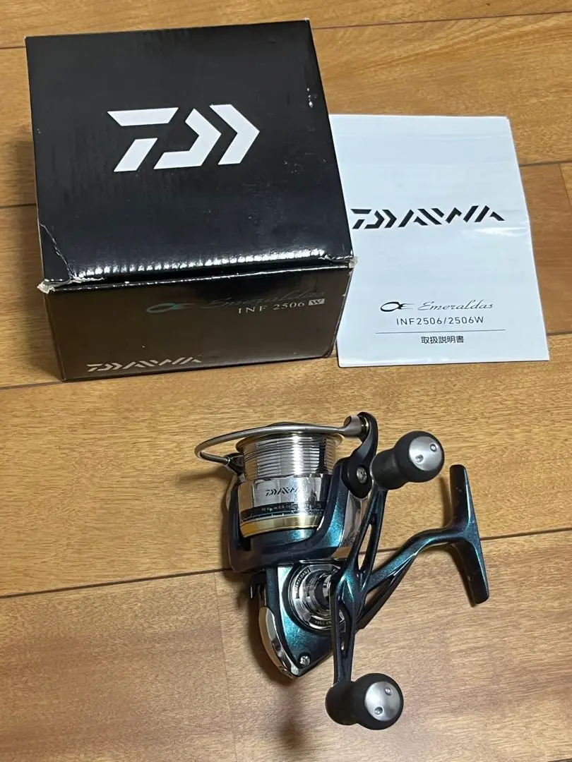 ダイワ　エメラルダス　INF 2506W ダブルハンドル　PEライン箱付き美品 2025年最新】エメラルダス INF 2506の人気アイテム - メルカリ