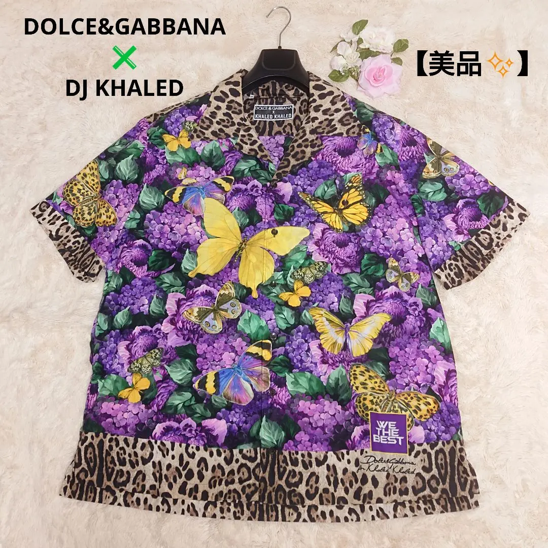 希少  D&G ドルチェアンドガッバーナ  アロハシャツ アロハシャツ ドルチェ&ガッバーナ ボタンダウン プルオーバー