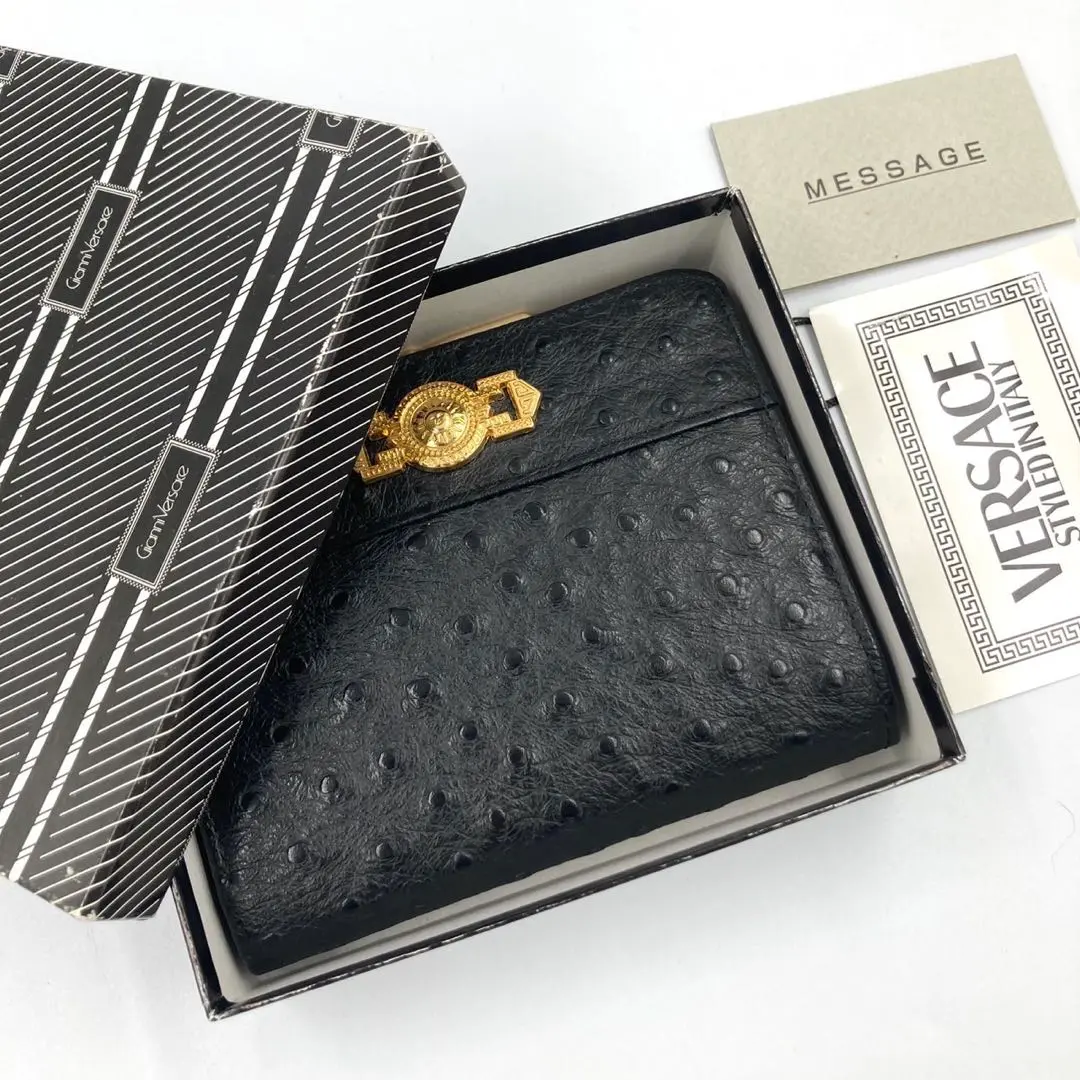 【お気にいる】 オーストリッチ 2025年最新】versace 財布の人気アイテム メルカリ - 小物