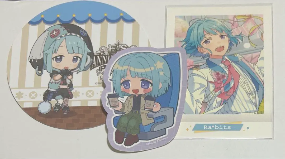 あんスタ わくわくトリップ おでかけ ぺたぺたステッカー 缶バッジ Eden あんスタ わくわくトリップ おでかけ ぺたぺたステッカー 缶