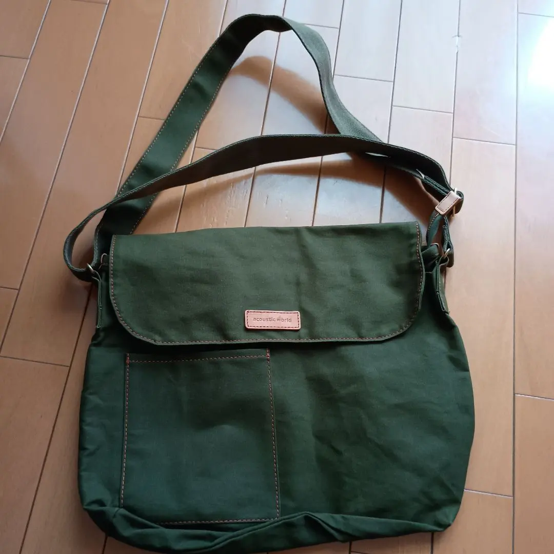 acoustic world 帆布 肩背包 的縮圖