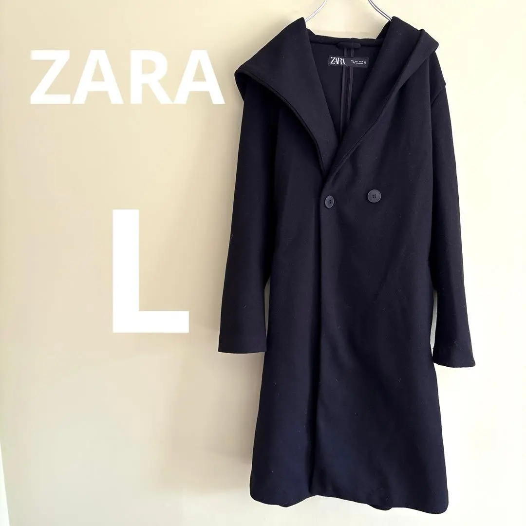 Thumbnail of ZARA Long Coat Black Women's L