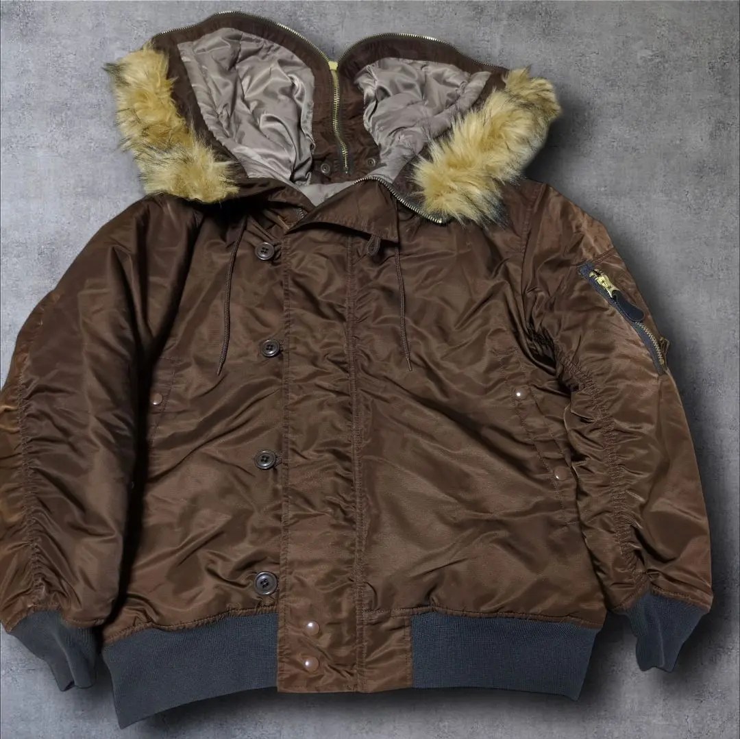 Thumbnail of Excellent Condition ♢ EDIFICE N-2B Flight Jacket CONMAR ZIP Padded